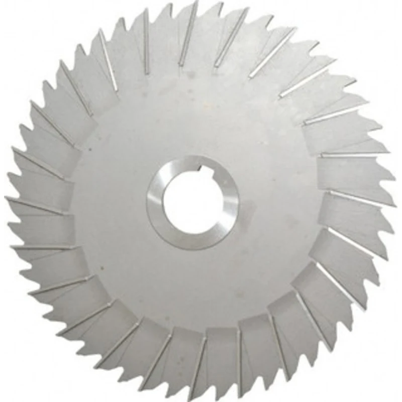 Made in USA 8 Diam x 3/16 Thick Staggered Tooth Side Chip Saw 1-1/4 Arbor Hole Diam, High Speed Steel, Uncoated, 48 T...
